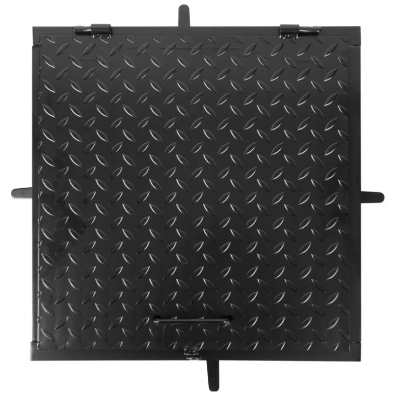 Poklop na žumpu MC50, 500x500 mm, kanálový, čierny
