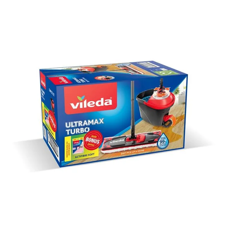 Súprava upratovacia Vileda Ultramax TURBO mop + vedro