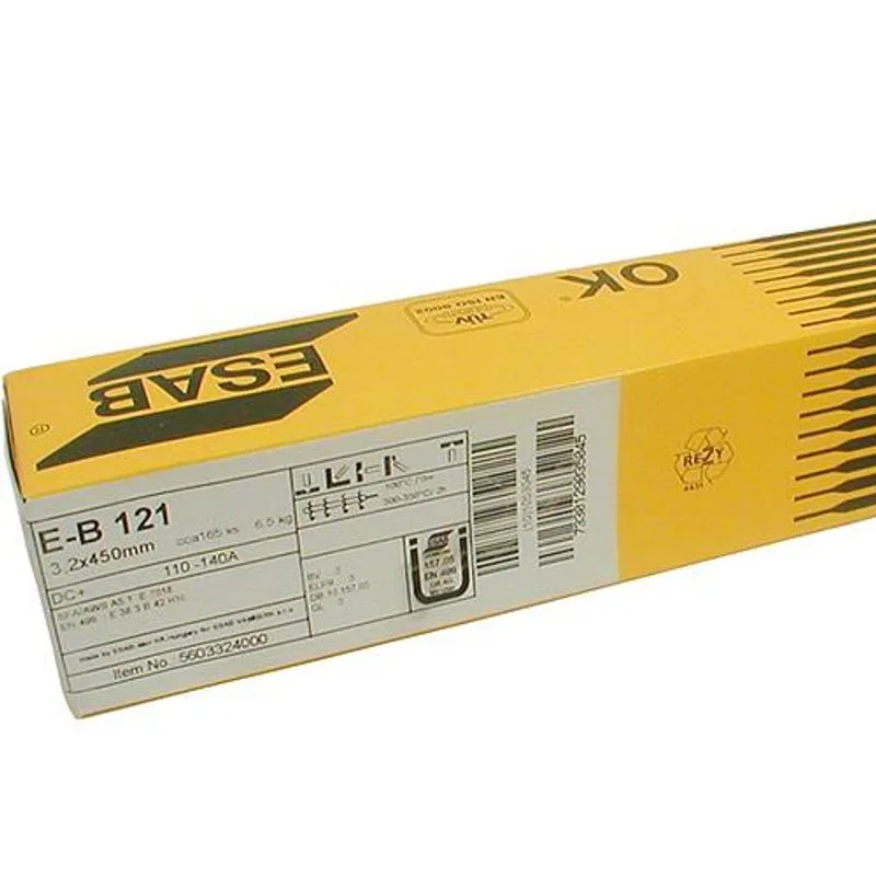Elektródy ESAB EB 121 4,0/450 mm, 6.2 kg, 86 ks