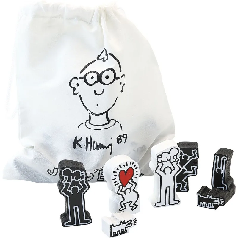 Vilac Drevený šach Keith Haring