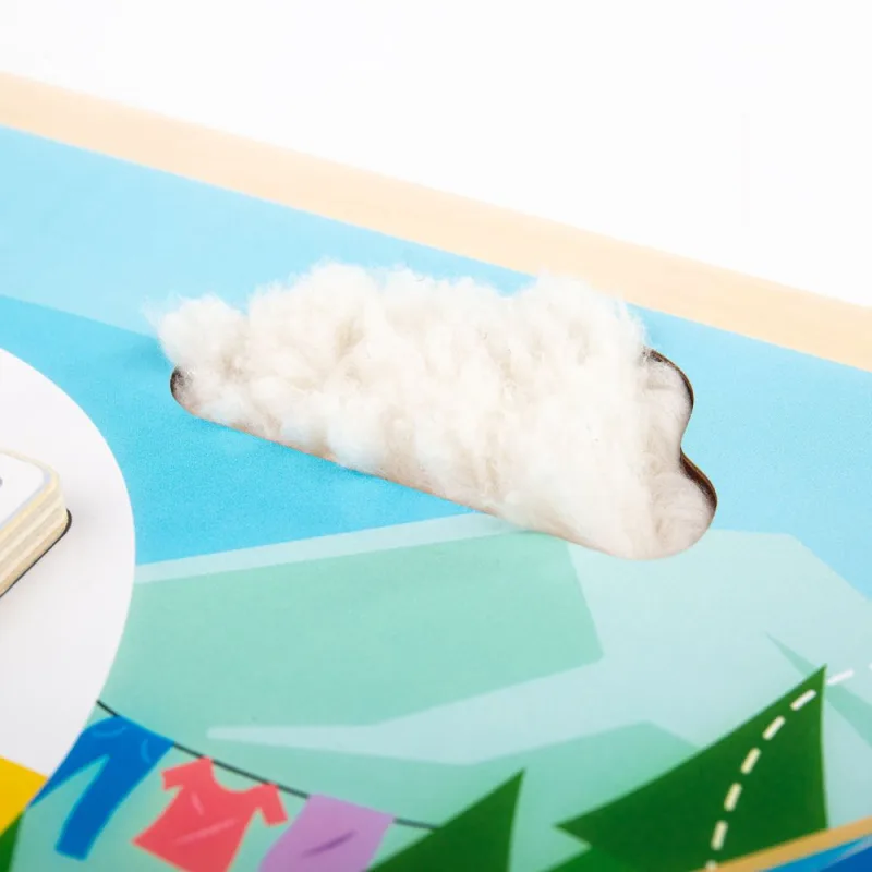 Bigjigs Toys Senzorická doska Kempovanie v prírode