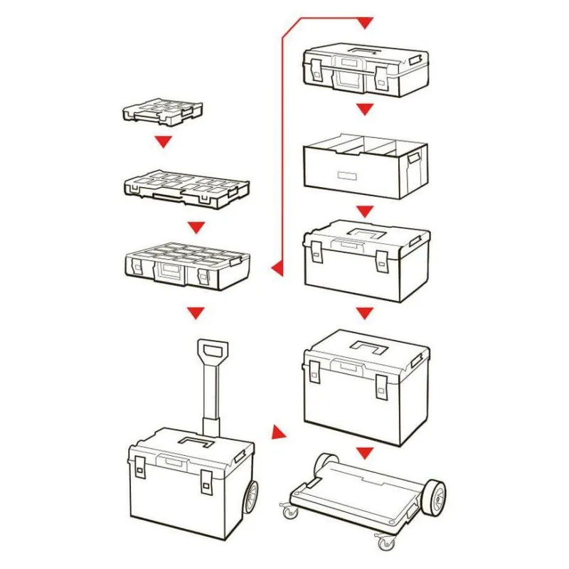 Box na náradie QBRICK System ONE 350 Vario