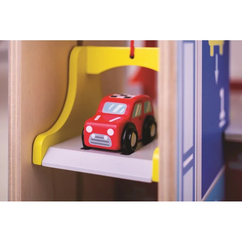 Bigjigs Toys Garáž s parkoviskom