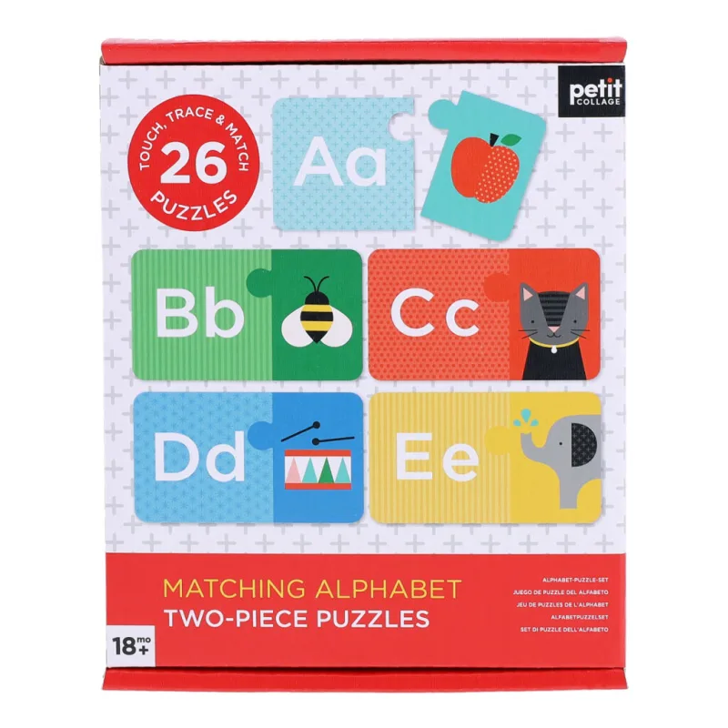 Petitcollage Didaktické puzzle Abeceda