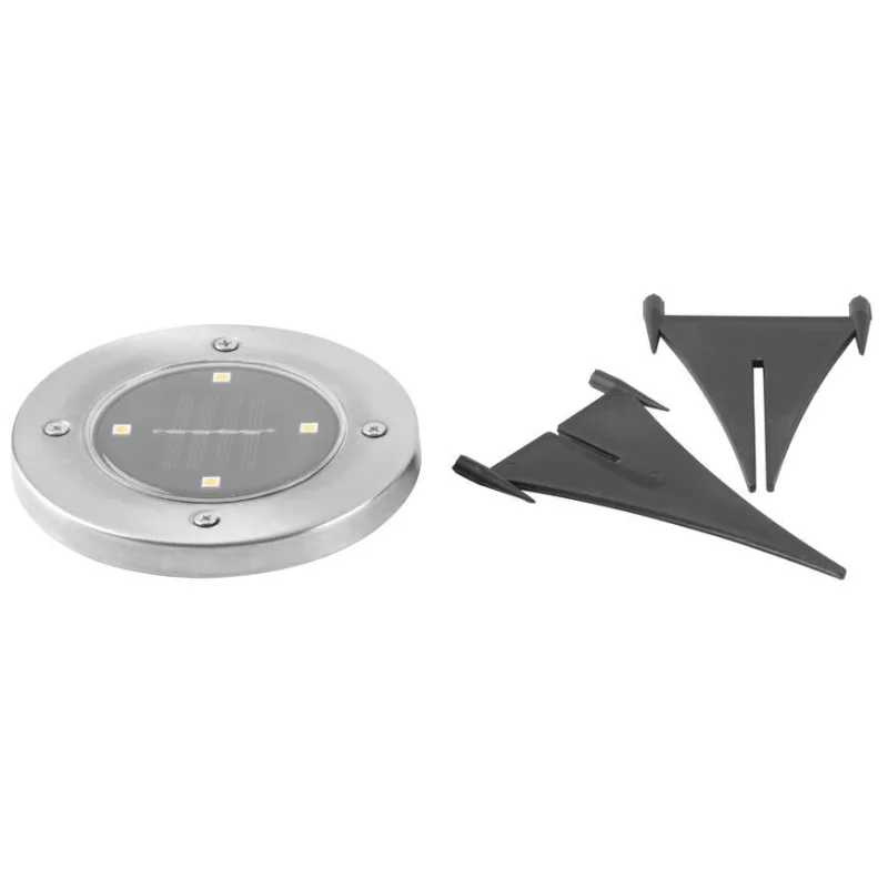 Solárna lampa Gruid 12x14 cm – 4 LED, balenie 2 ks