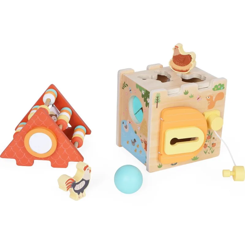 2Kids Toys Motorická kocka Farma 2v1