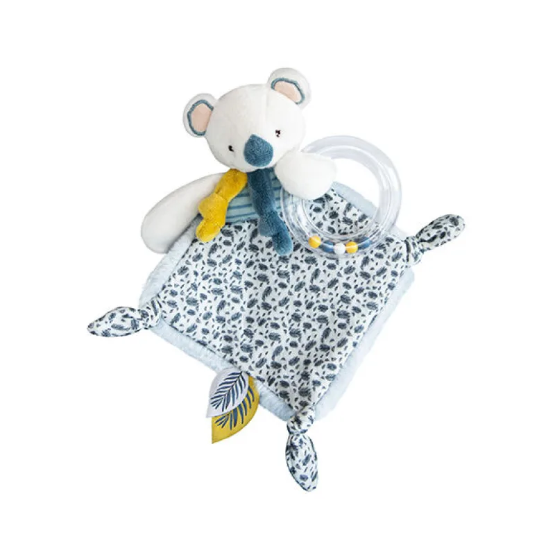 Doudou Darčeková sada - Koala Yoca s hrkálkou 22 cm