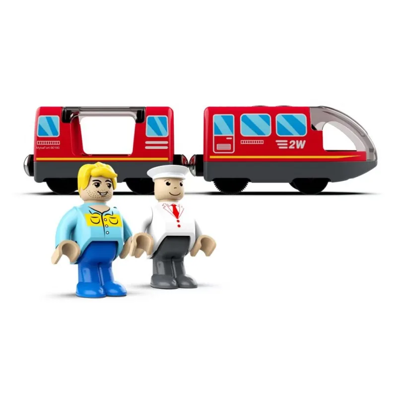 2Kids Toys Elektrický mestský vlak červený