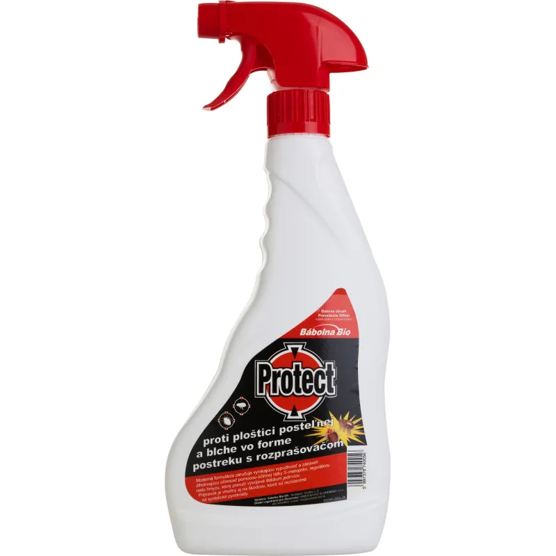 Postrek PROTECT – proti plošticiam a blchám, rozprašovač, 500 ml