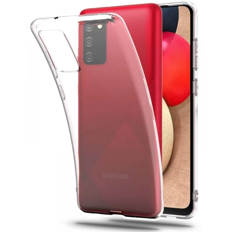 Transparentné Puzdro priesvitné silikónové Samsung Galaxy A02s, A025 Farba: Priesvitné 7802