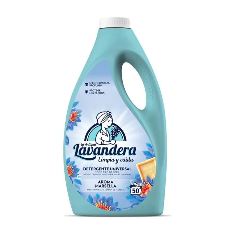 Prací gél Lavandera, marseillské mydlo, 2500 ml, 50 pracích dávok
