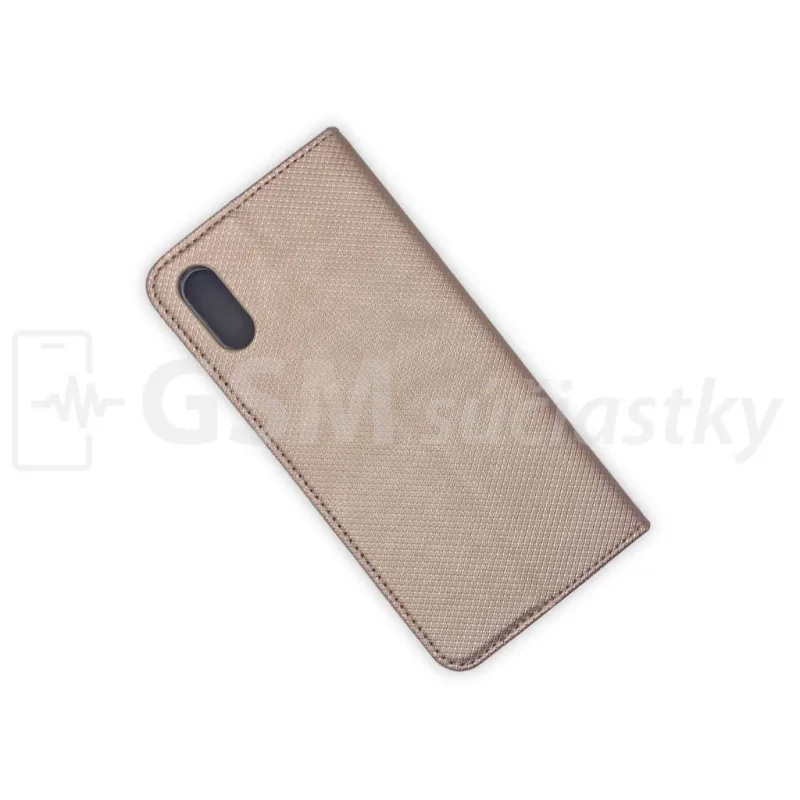 Smart Book Knižkové puzdro Xiaomi Redmi 9A, Redmi 9AT Zlaté