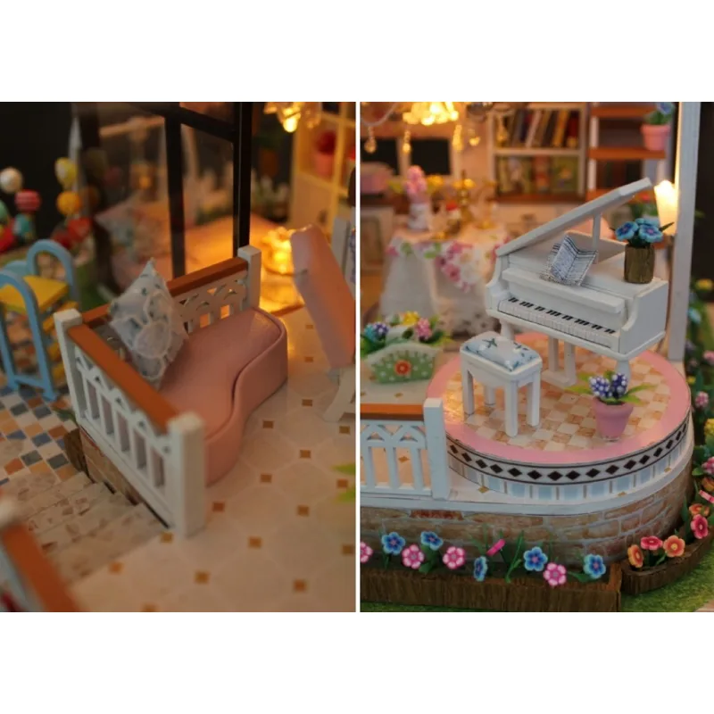 Dvěděti Miniatúra domčeka Roztomilá vila
