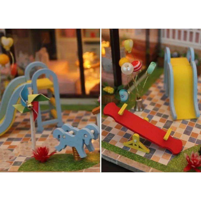 Dvěděti Miniatúra domčeka Roztomilá vila