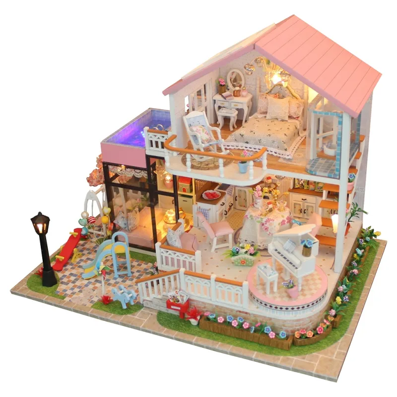 Dvěděti Miniatúra domčeka Roztomilá vila