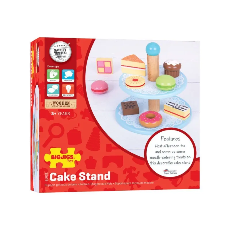 Bigjigs Toys Stojan s koláčikmi