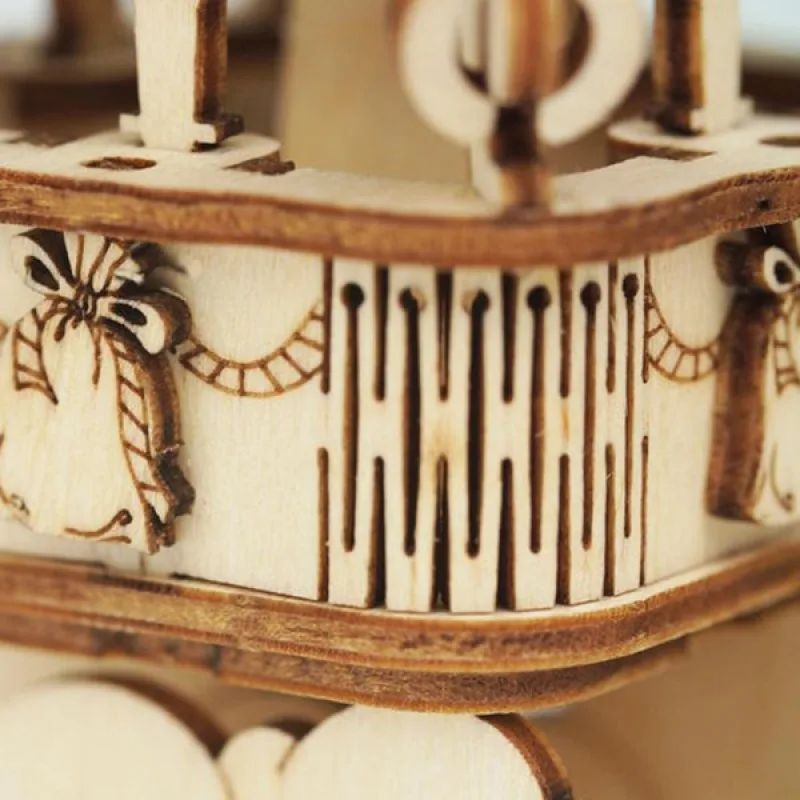 RoboTime Drevené 3D puzzle Teplovzdušný balón 140 ks