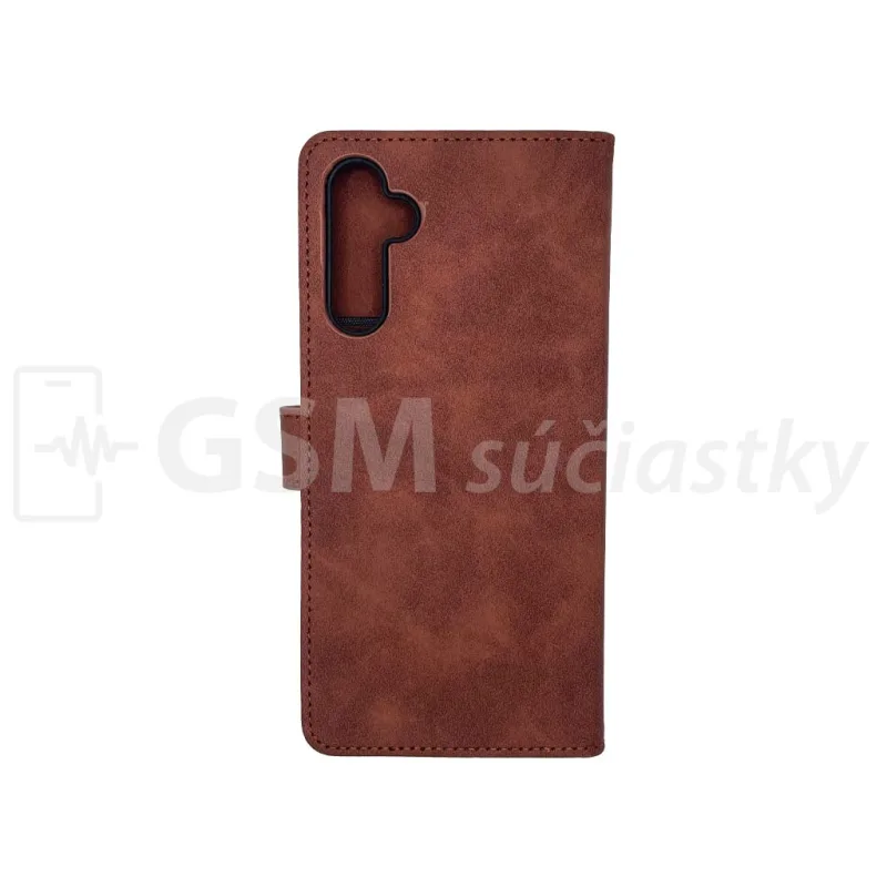 Magnet Book Knižkové diárové puzdro Samsung Galaxy A05s, hnedé
