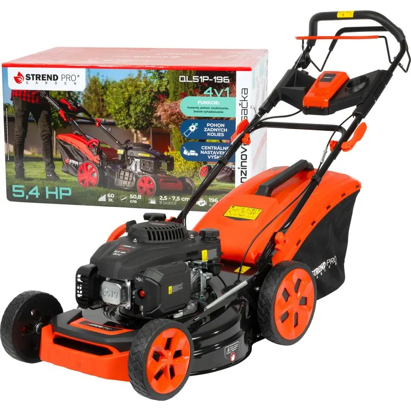 Kosačka Strend Pro QL51PD-196, benzínová, 4,0 kW, s pojazdom