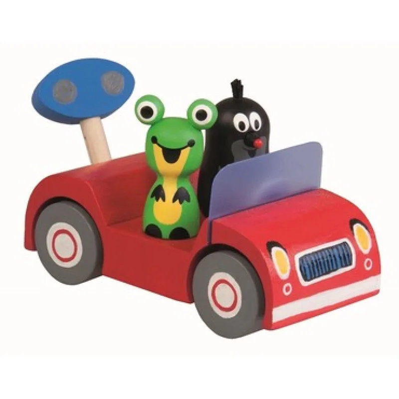 Detoa Krtko na výlete - červené auto