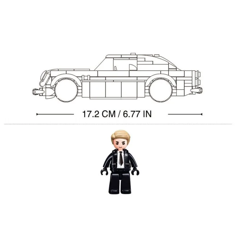 Sluban Model Bricks M38-B1125 Auto tajného agenta
