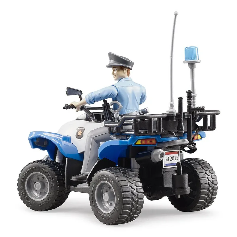 Bruder 63010 Policajná štvorkolka s figúrkou a vybavením