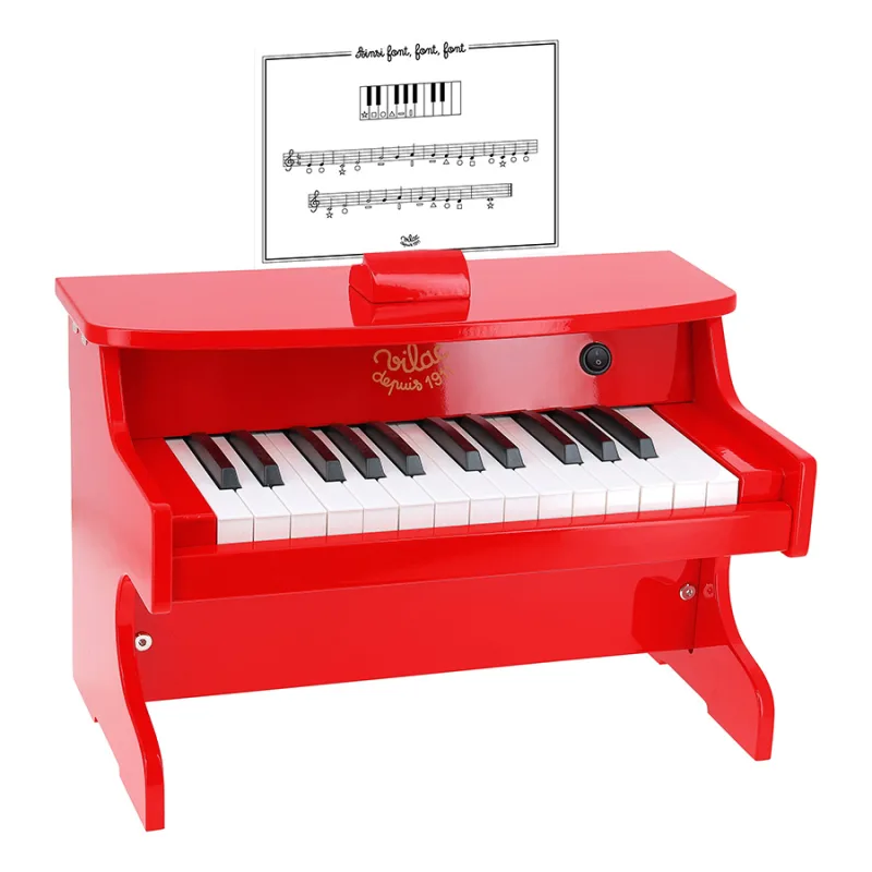 Elektronické piano červené
