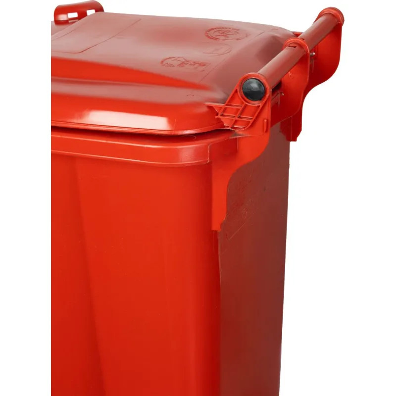 Smetná nádoba MGB 120 l, plastová, červená, HDPE