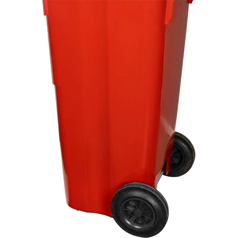 Smetná nádoba MGB 120 l, plastová, červená, HDPE