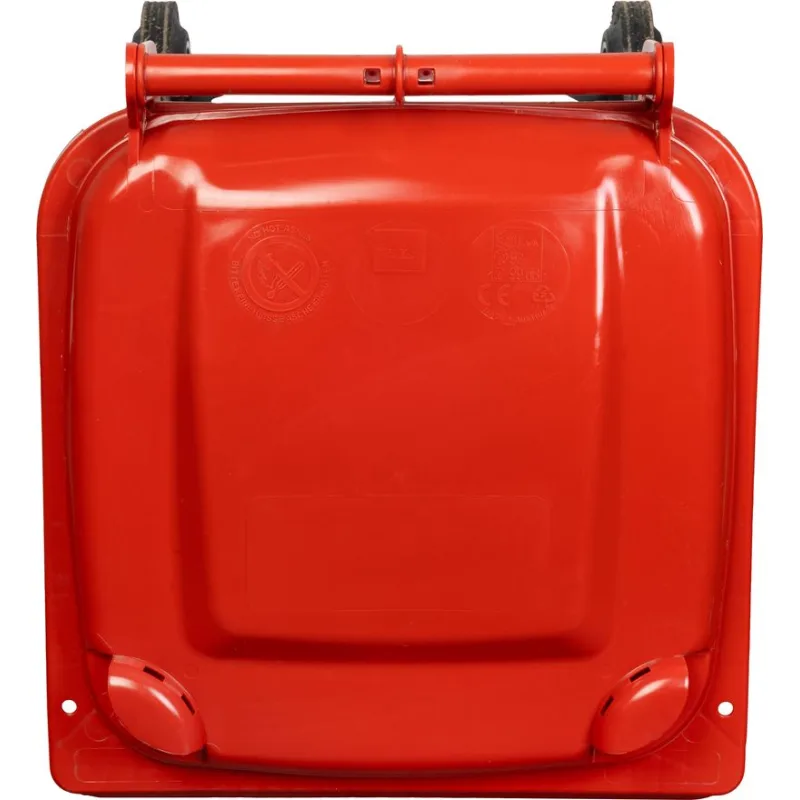 Smetná nádoba MGB 120 l, plastová, červená, HDPE
