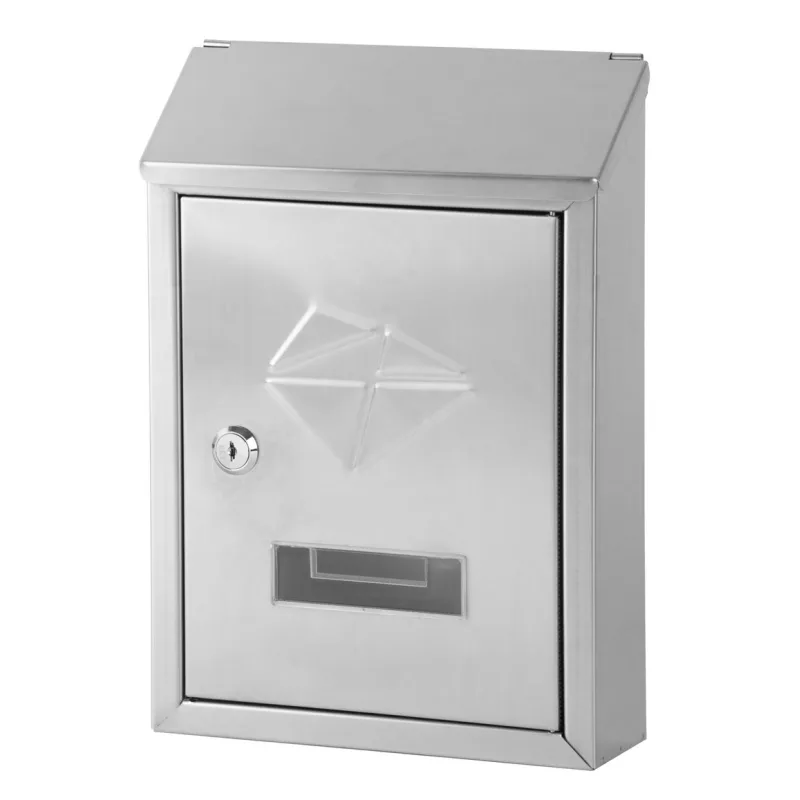 Poštová schránka GL-06S, nerez, 305x215x70 mm, zadný otvor