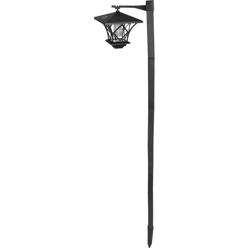 Solárna lampa Zia, 2x LED, 17x17x153 cm