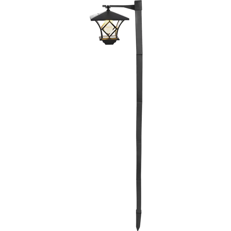 Solárna lampa Zia, 2x LED, 17x17x153 cm