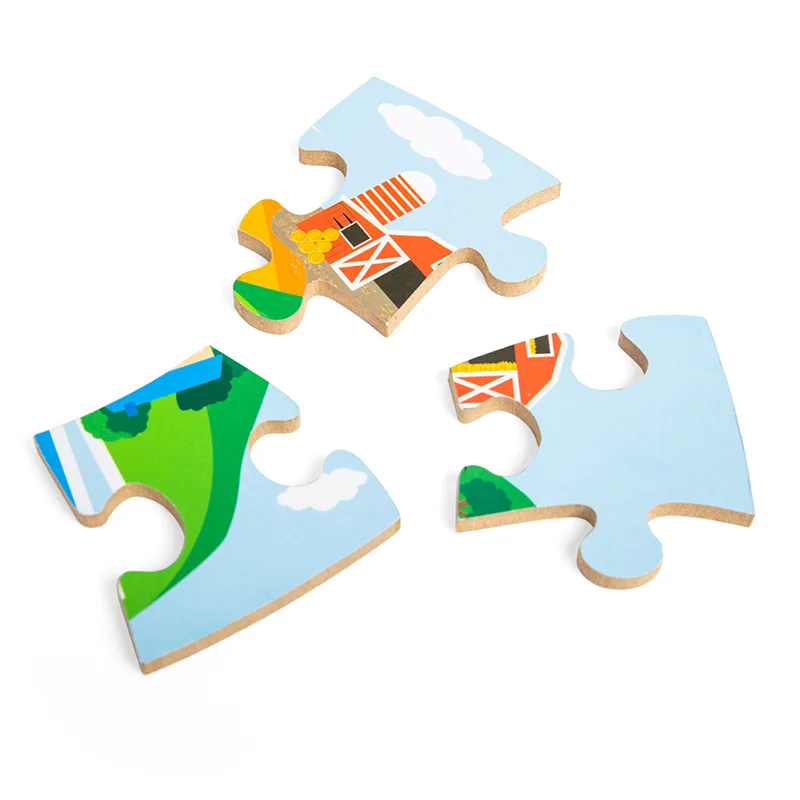 Bigjigs Toys Kruhové puzzle Recyklácia