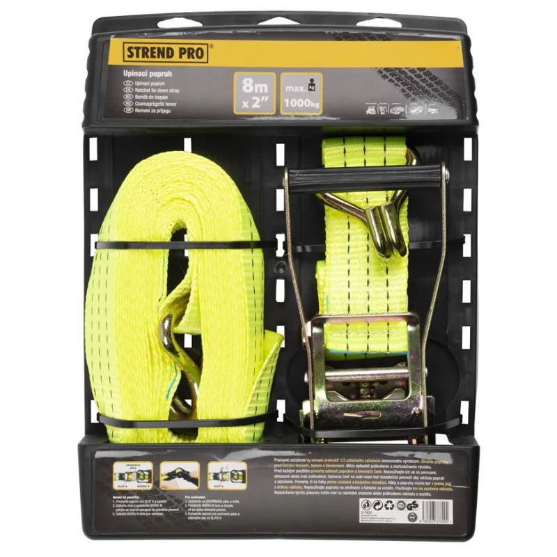Popruh upínací Strend Pro 50 mm, L-8 m, 2000 kg