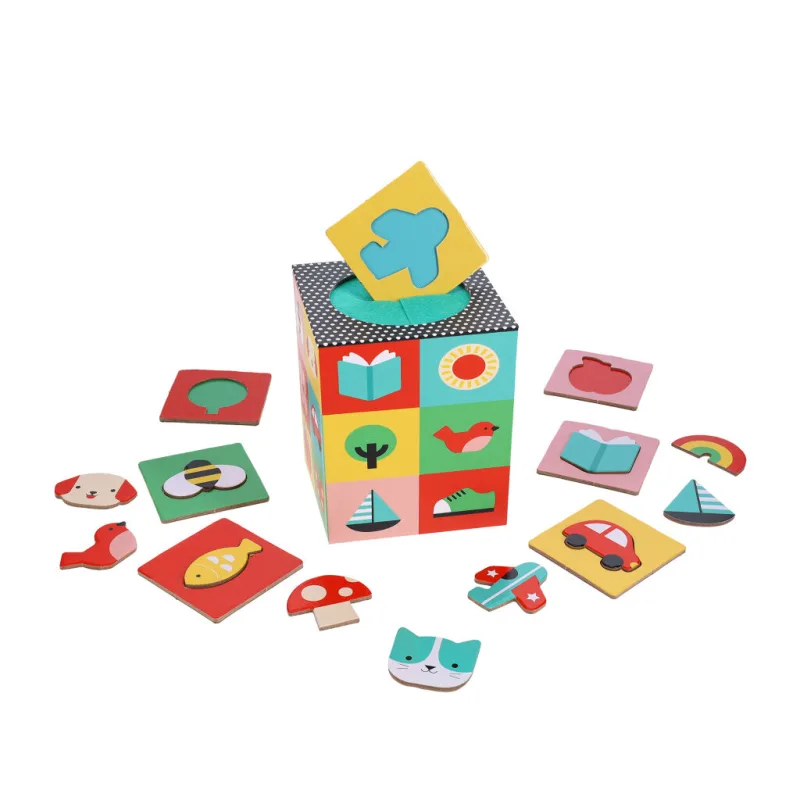 Petitcollage Senzorické puzzle Nájdi obľúbený predmet