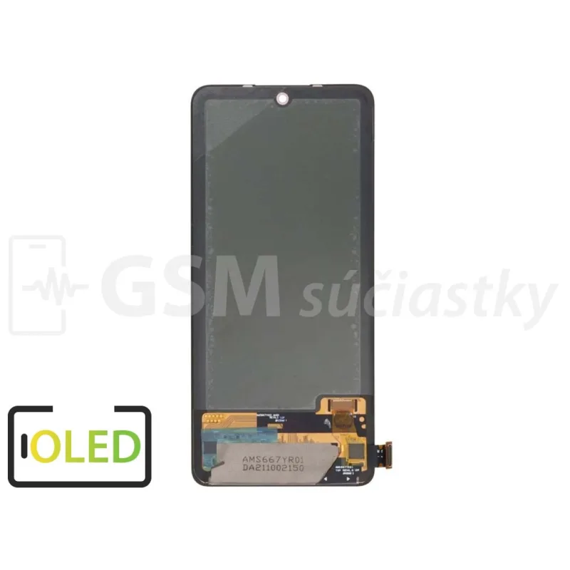 LCD Displej + Dotykové sklo Xiaomi Redmi Note 10 Pro Farba: LCD + Rám