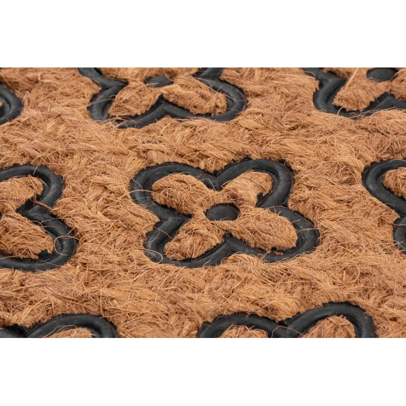 Rohožka pred dvere Flovers – 45x75 cm, hnedá