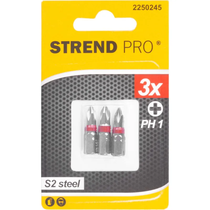 Bit Strend Pro Phillips PH 1, balenie 3 ks