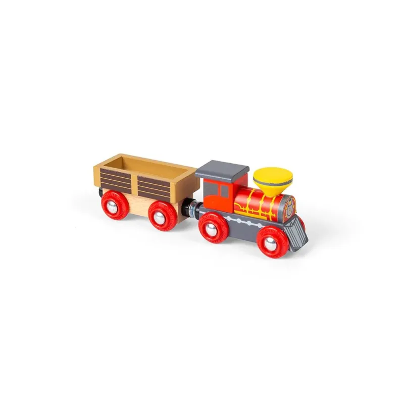 Bigjigs Rail Drevená vláčikodráha Divoký západ 62 dielov