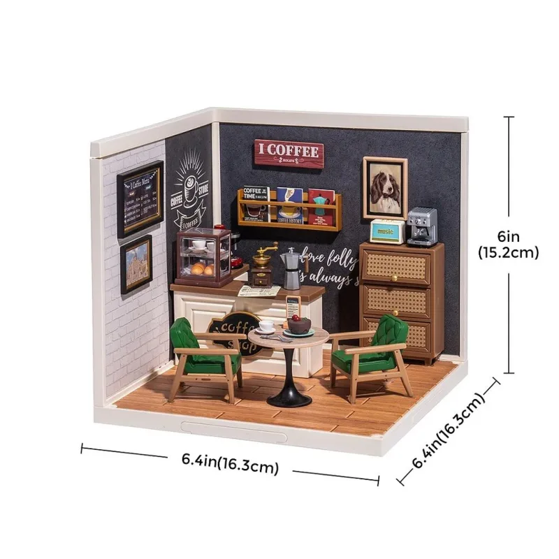 RoboTime miniatúra domčeka Kaviareň