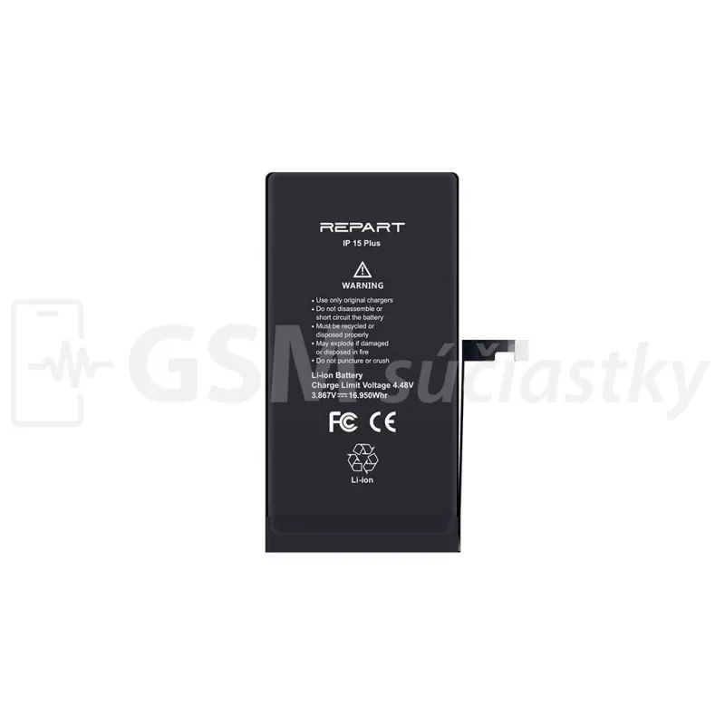 Apple iPhone 15 Plus – Batéria 4 383 mAh (Zobrazuje zdravie)