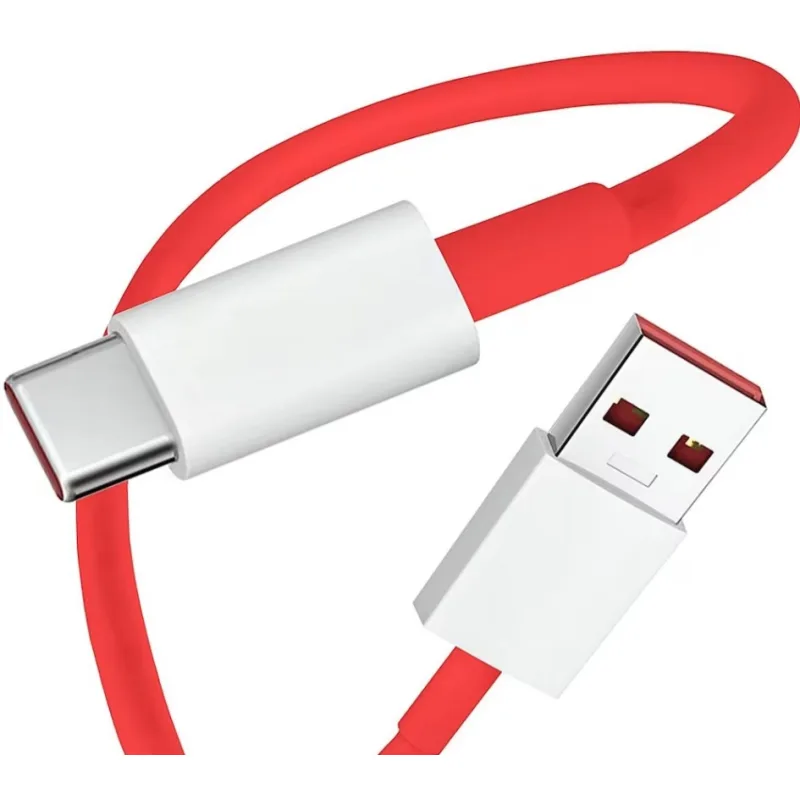 OnePlus Červený USB-Type C Dátový Kábel Farba: USB TYP-C