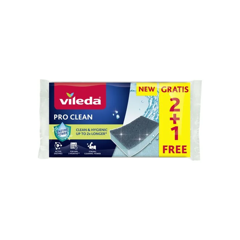 Hubka Vileda Pro Clean, bal 2+1 ks