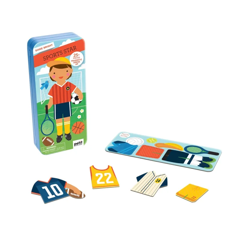Petitcollage Magnetické puzzle Športovec