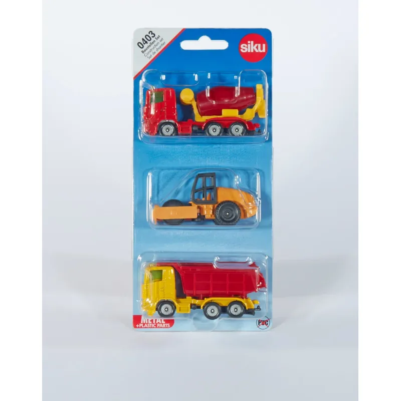 SIKU Blister set - konštrukčný set, 3 ks