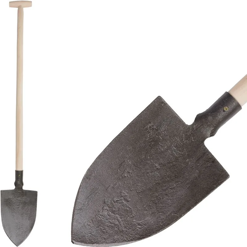 Rýľ Gardex 1250 g, špicatý, drevená T násada