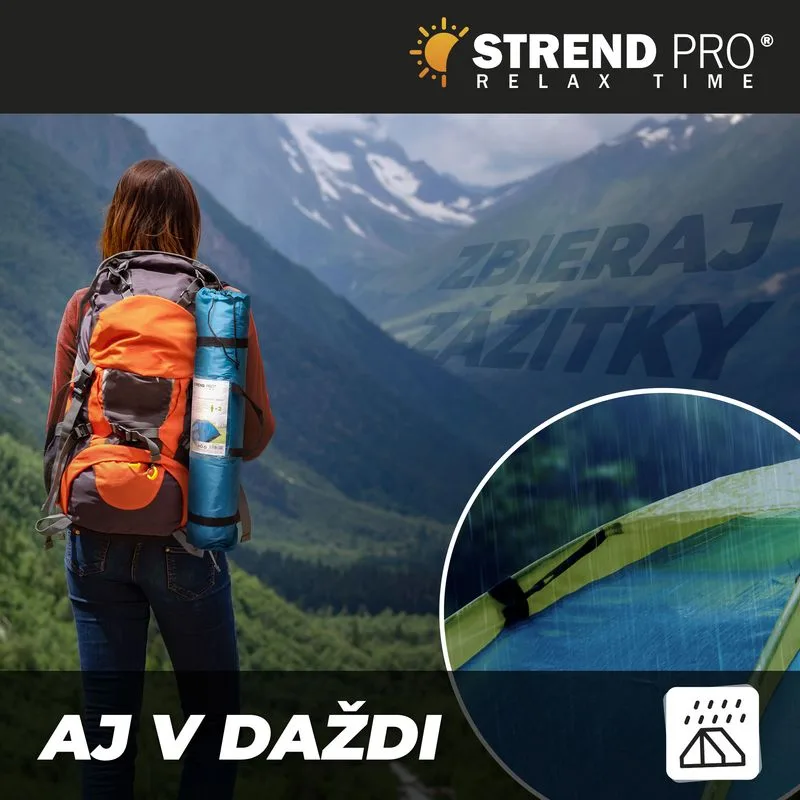 Stan Strend Pro, turistický, pre 2 osoby, zelený, 205x150x100 cm