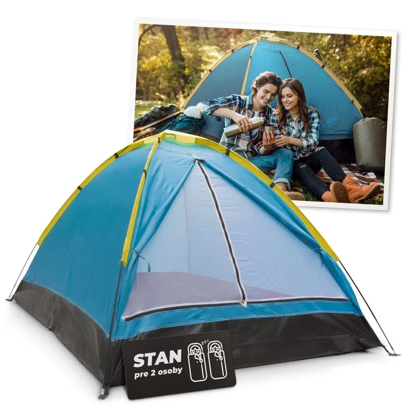 Stan Strend Pro, turistický, pre 2 osoby, zelený, 205x150x100 cm