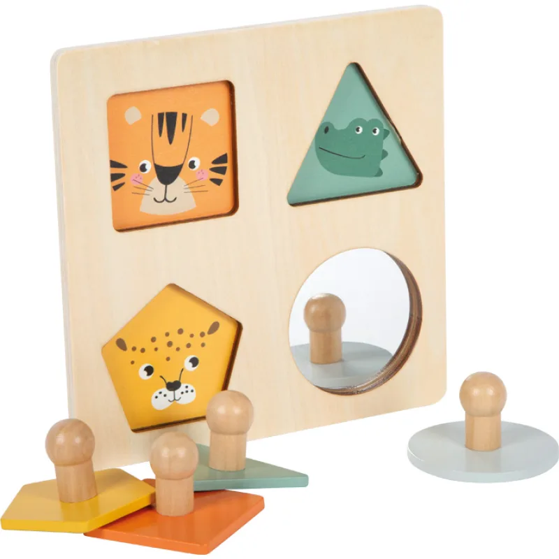 Montessori puzzle – tvary a obrázky